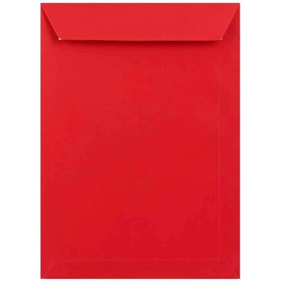 Envelopes Ltd. Barevná obálka C4 červená ,balení 20 ks