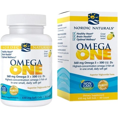 Nordic Naturals Omega ONE 560 mg [30 Гел капсули] Лимон