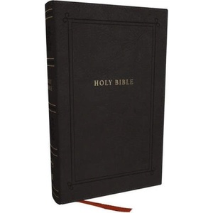 NKJV Holy Bible, Personal Size Large Print Reference Bible, Black, Leathersoft, 43, 000 Cross References, Red Letter, Thumb Indexed, Comfort Print: New | Thomas Nelson (ISBN: 9781400335404)