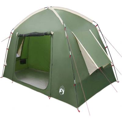 vidaXL Кабинна палатка с покрив Зелено 210 x 210 x 138 см Полиестер (42028505)