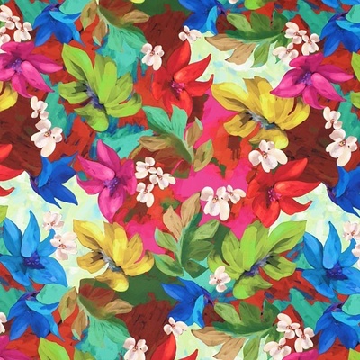 Šatovka, farebné listy a kvety, š.140