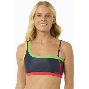 Rip Curl Gigi Горна част на бански костюм с едно рамо тъмен деним