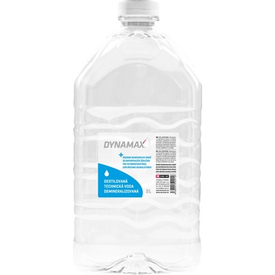 DYNAMAX Destilovaná technická voda demineralizovaná 2 l
