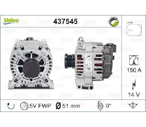 Generátor VALEO 437545