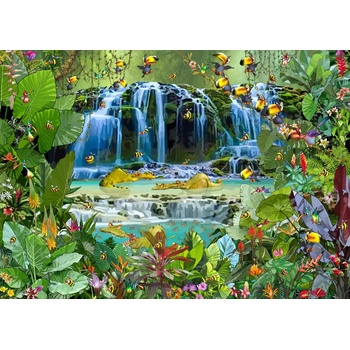 Grafika - Puzzle Ruyer: Waterfall - 500 piese