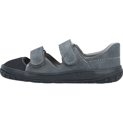Jonap barefoot kožené sandálky B21 tmavě šedá
