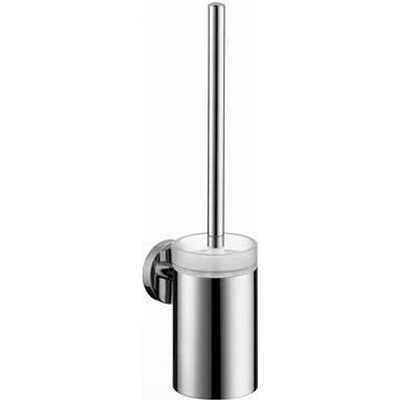 Hansgrohe LOGIS E / S WC kefa so skleneným držiakom, chróm 40522000