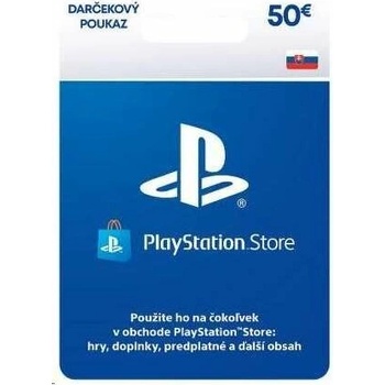 PlayStation Live predplatená karta 50 € SK