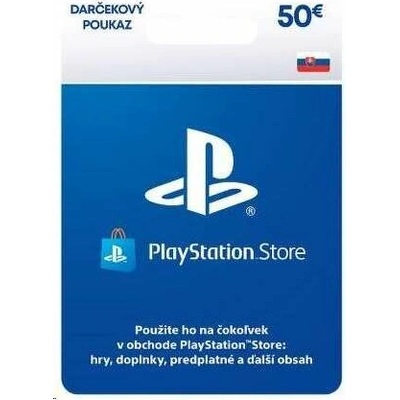 PlayStation Live predplatená karta 50 € SK