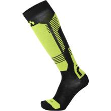 Mico CALZA SKI NATURAL MERINOS LIGHT WEIGHT NERO GIALLO FLUO CA00112_160