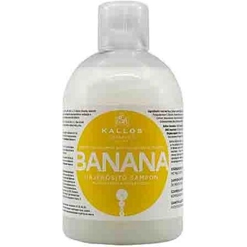 Kallos KJMN Banana posilňujúci šampón1000 ml