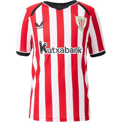 Castore ATHLETIC CLUB HOME SS SHIRT Červená Biela Čierna