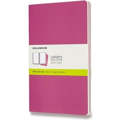 Moleskine Sešity Cahier tmavě růžové A5 čistý