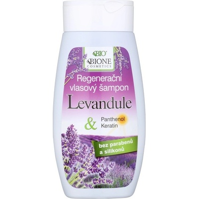 BC Bione Bio regenerační šampón na vlasy Levandule & Panthenol Keratin 250 ml