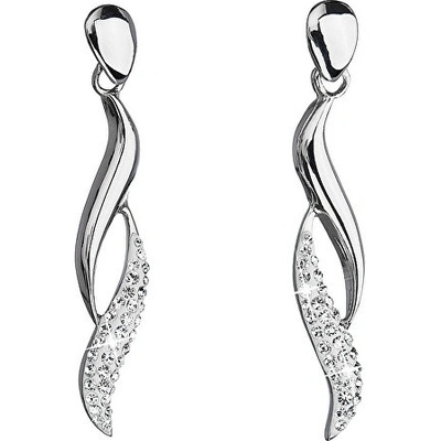 Pavona visací s krystaly Swarovski bílé vlnky 31162.1