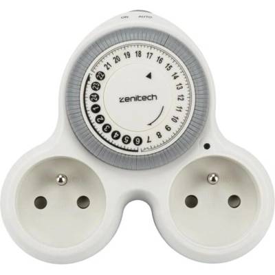 Zenitech Bolea – programovatelný Biplite 2 x 16 A s mechanickým časovačem 15 minut – výkon 3680 W –