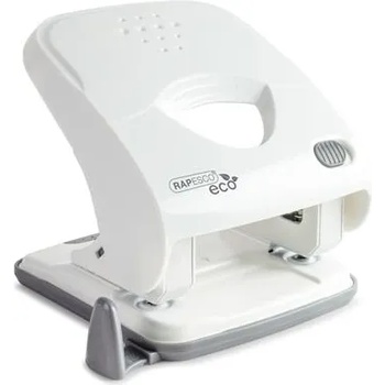 Rapesco Перфоратор, два отвора, 30 листа, леко перфориране, rapesco "eco x5", бял 1524 (1524)