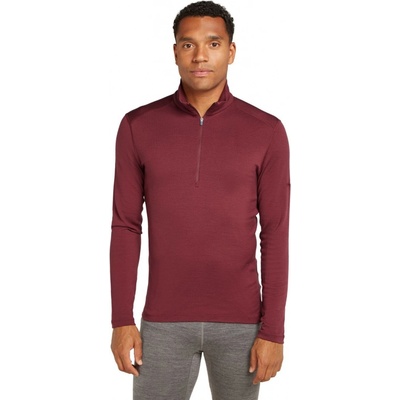 Icebreaker Pánské merino tričko s dlouhým rukávem Mens 260 Tech LS Half Zip Port
