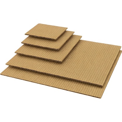 Proložka kartonová 1200 x 800 mm, 3vrstvá, typ B 300 g, hnědá – Zboží Dáma