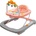 New Baby Детска проходилка със силиконови колела New Baby Forest Kingdom Pink (41914)