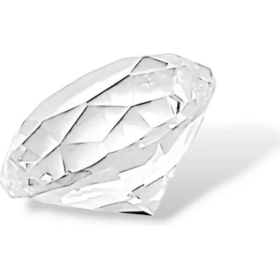 Diamant bílý z křišťálového skla vel.5cm