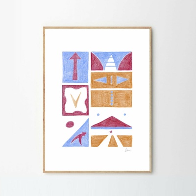 Moikka Plagát Récit No. 03 by Nassim Azarzar 50x70