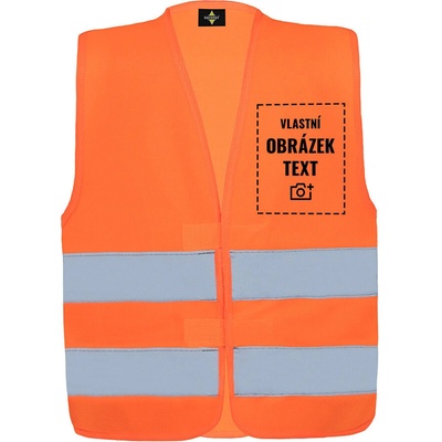 Canvas Bezpečnostní vesta dětská oranžová