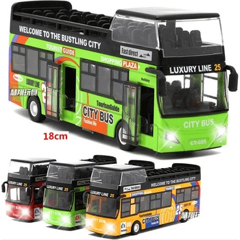 Image 1 of Метален автобус със звук и светлина и Pull back-механизам, мащаб 1: 32 677-3