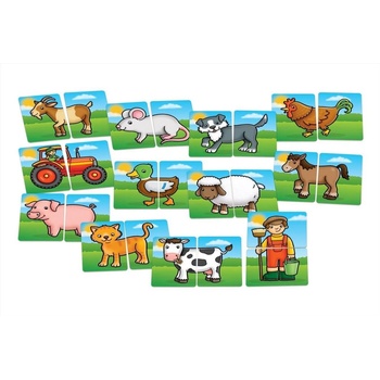 Orchard Toys Карточна игра за съчетаване от ухото до опашката (HU018)