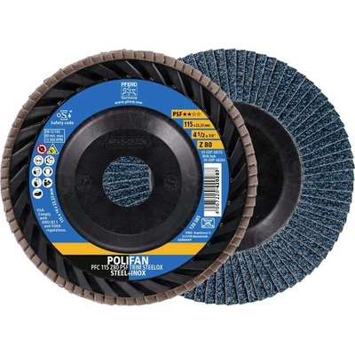 PFERD TOOLS 67771118 lamelový kotouč Průměr 115 mm Zrnitost=80 10 ks