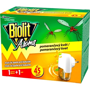 Biolit Aroma Elektrický odpařovač s vůní pomeranče proti komárům 45 nocí strojek + náplň 27 ml