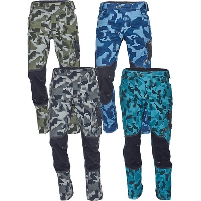 Cerva Neurum camouflage kalhoty Tmavě olivová