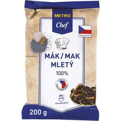 METRO Chef Mák mletý 100 % CZ 200 g