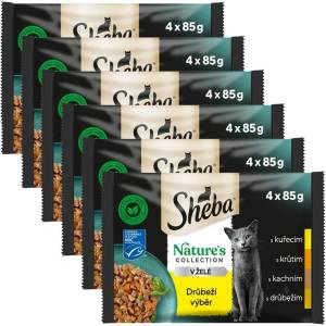 Sheba Natures Collection Консерва с пилешко месо в желе 6 x (4 x 85 г)