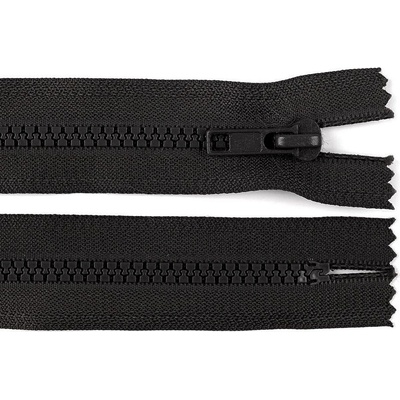 Kostěný zip No 5 délka 16 cm, malé, 332 černá