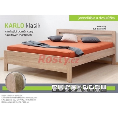 BMB KARLO Klasik / provedení rohů Oblé / Buk