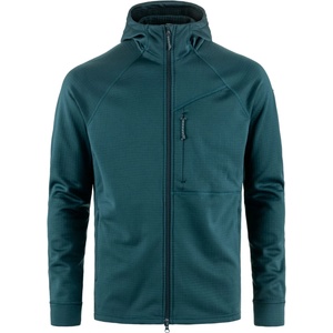 Fjällräven Мъжко поларено яке Fjällräven Abisko Grid Fleece Hoodie Fleece jacket - Mountain Blue - размер XXL (005-6873-0415)