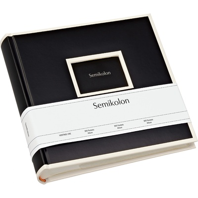 Semikolon Фотоалбум Die Kante Pockets 200 черен (351136)