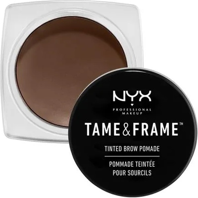 NYX Professional Makeup Tame & Frame Tinted Brow Pomade водоустойчива помада за вежди 5 гр цвят кафява