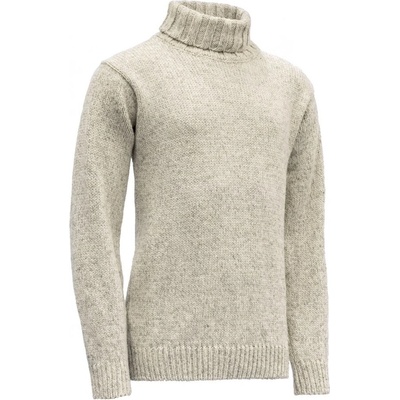 Devold Nansen Wool High Neck unisex svetr grey melange – Zboží Dáma