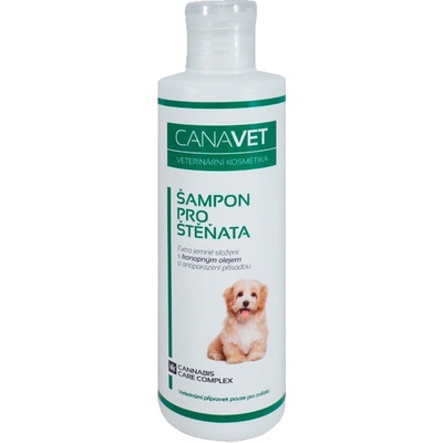 Canavet šampón pre šteňatá s antipar.prísadou Cannabis 250 ml