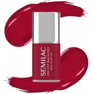 Semilac One Step Glossy 3in1 Hybrid Nail Polish S575 Dark Red 7 ml