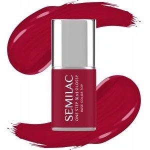 Semilac One Step Glossy 3in1 Hybrid Nail Polish S575 Dark Red 7 ml