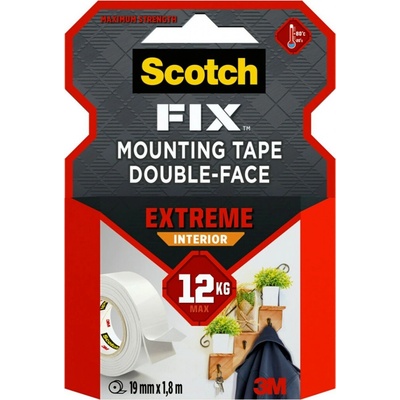 3M PGS05-1918-P Scotch Fix Extremne silná obojstranná páska interiér 19 mm x 1,8 m