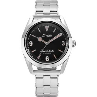 Nivada Grenchen Super Antarctic 3.6.9 Black Forstner Rivet