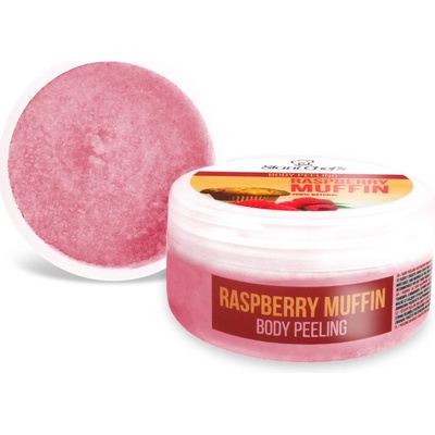 Stani Chef's telový peeling Malinový keks na báze morské soli 250 ml