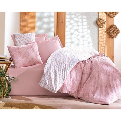 Cottonbox obliečka bavlnená renforcé Geometry Pink 200x220 2x70x90