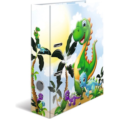 HERMA Pákový pořadač A4 7 cm Dinos/Dinosauři – Zboží Živě