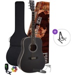SX SD104KBK Basic SET Black Акустична китара
