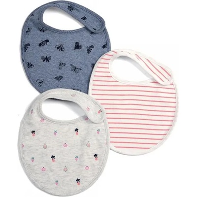 Mamas & Papas Комплект лигавници Mamas & Papas - Butterfly, 3 броя (S41GHP6G4)